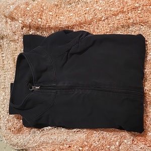 Merona Sweatshirt with zipper, XS, and black